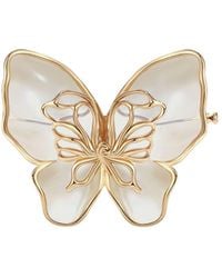 Retro Chic - Butterfly Serenade Brooch - Lyst