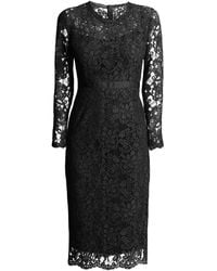 Rumour London - Chiara Long Sleeve Lace Dress - Lyst