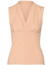 Conquista - Peach Micromodal-Blend Jersey Sleeveless Top - Lyst