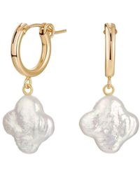 Katy Faye - Anais Pearl Earrings - Lyst