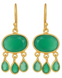 Opium Jewels - Raindrop Earrings - Lyst