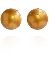 Saule Label - Gaia Midi Crystal Earrings - Lyst