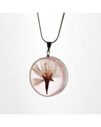 Laura Daili - Neutrals Glass Pendant - Lyst