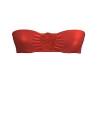 Blackbough Swim - Nadia Scrunched Bandeau Top Hot Gloss - Lyst