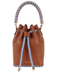Saonara Brand - Mini Bucket Bag Caramel Sky Leather - Lyst