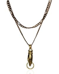 Indigolush - Maxi Gilded Lure Necklace - Lyst