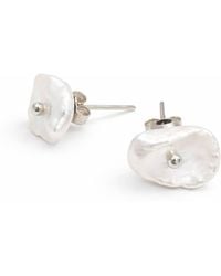 Pearl Code - Rozeta Zenith Keshi Pearl Stud Earrings - Lyst
