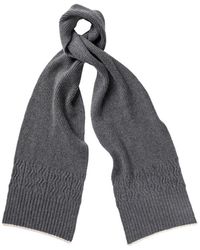 Kinalba - Ladies Mid-Weight Ribbed Cashmere Scarf - Lyst