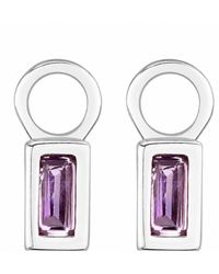 Hillary Alexandria - Ever Amethyst Earring Charm Pair - Lyst