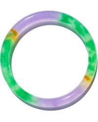 seree - Field Jade Stone Bangle - Lyst