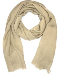Alie Street London - Neutrals Aurielle Silk Wool Scarf Desert Sand - Lyst