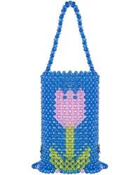 Tillie Beads - Bloom Tulip Beaded Bucket Bag - Lyst