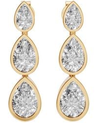 Aya Fine Jewelry - 1.99 Cwt Pear Cut Lab Diamond Drop Earrings - Lyst