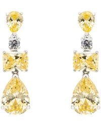 LÁTELITA London - Valentina Drop Earrings Topaz - Lyst