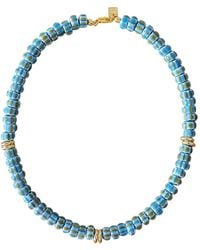 Firera Atelier - African Glass Bead Necklace - Lyst
