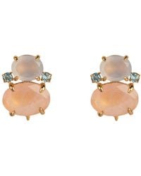 Bounkit - Agnes Cluster Studs Clip On - Lyst
