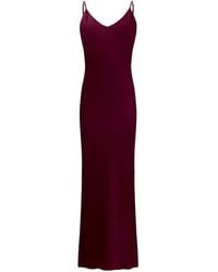 Why Mary - Isis Bias Maxi Slip Dress - Lyst