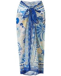 LOVEIST STORE - Trya Pareo Sarong Cover Up - Lyst