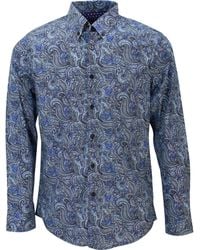 lords of harlech - Mitchell Paisley Goal Shirt - Lyst