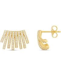 SHYMI - Pave Caged Huggies - Lyst