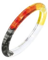 Gold & Honey - Tie Dye Slip On Lucite Bangle - Lyst