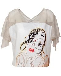 ARTISTA - Faith Printed Top - Lyst