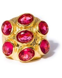 Kybele Studio - Blush Multi-Gemstone Cocktail Ring - Lyst