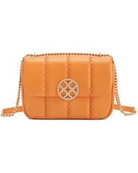 Orange Cube - Square Stitch Flap Bag - Lyst