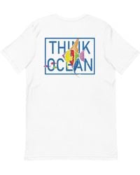 Anchor and Crew - Think Ocean Fish Fluorescence Cotton Embroidered T-Shirt - Lyst