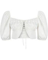 NAZLI CEREN - Grace Ruched Top - Lyst