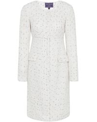 Alie Street London - Josie Coat Ivory Ice Boucle - Lyst