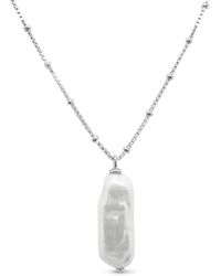 Clemence Wren - Baroque Freshwater Pearl Necklace - Lyst