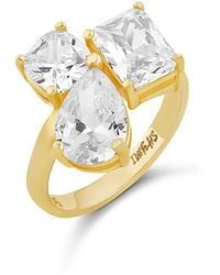 SHYMI - Three Stone Cocktail Ring - Lyst
