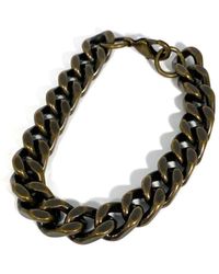 Rachel Nathan - Chain: Thick Curb Slim Smoky Bracelet - Lyst