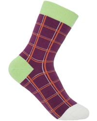 Peper Harow - Made in England - Grid Socks – - Lyst