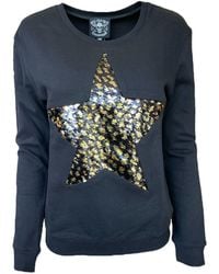 Any Old Iron - Golden Leopard Large Sequin Star Sweatshirt - Lyst