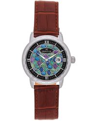 Heritor - Protégé Leather-band Watch With Date - Lyst