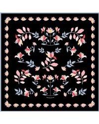 Jessie Zhao New York - Double Sided Silk Scarf Midnight Garden - Lyst