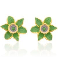 Milou Jewelry - Light Daffodil Flower Earrings - Lyst