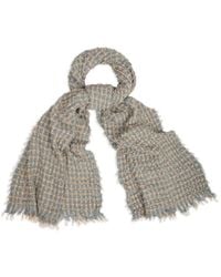 Saachi - Crinkle Plaid Scarf - Lyst