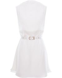 AVENUE No.29 - Cowl Neckline A Line Viscose Mini Dress - Lyst