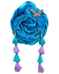 Julia Clancey - Azure Butterfly Dorado Turban - Lyst