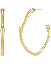Tami&Tami - Heradi Wave Hoop Earrings - Lyst