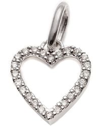 Kaizarin - Diamond Studded My Heart Pendant - Lyst