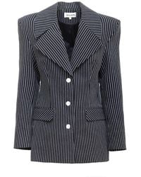 Julia Allert - Pinstripe Power Statement Fit Blazer - Lyst