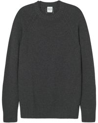 Salts Cashmere - Double Neck Trim Crew Neck Sweater - Lyst