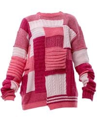 Maison Bogomil - Chunky Patchwork Sweater - Lyst