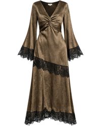 Little Lies - Arabella Satin Maxi Dress - Lyst