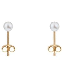 Ora Pearls - Medium Pearl Studs Earrings - Lyst