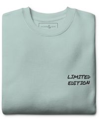 Anchor and Crew - Ice Limited Edition Annotations Organic Cotton Sweatshirt - Lyst